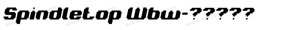 Spindletop Wbw字体转换